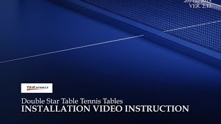 How to assembleinstall Table Tennis Table from TampR Sportstrsports trsports [upl. by Annauqahs]