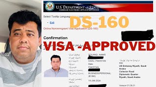 USA 🇺🇸 Visa Approved after 2 refusals from Saudi Arabia B1B2 visa Question and answer [upl. by Asle788]