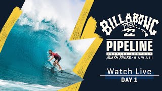 WATCH LIVE Billabong Pro Pipeline  Day 1 [upl. by Eveleen]