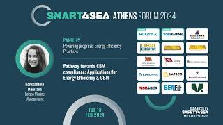 SMART4SEA Athens Forum 2024 Konstantina Manifava LATSCO Pathway towards CBM compliance [upl. by Chainey]