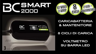 BC SMART 2000  Caricabatteria automoto  12V 2A [upl. by Enened]