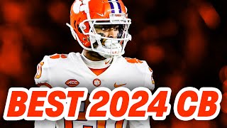 Clemson Footballs Nate Wiggins Is The Best Cornerback In The 2024 NFL Draft [upl. by Elleved968]