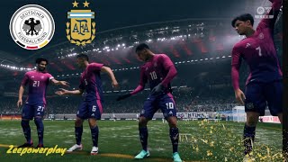 ☃️ Argentina VS Germany World Class football match Never Give up [upl. by Coralie]