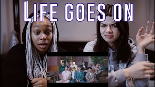 BTS 방탄소년단 Life Goes On Official MV Reaction [upl. by Iah]