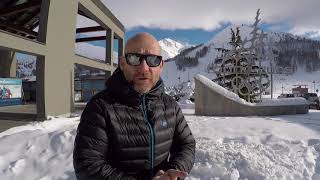 Sestriere snow report 271118 [upl. by Anaehs]