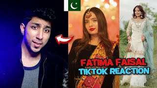 Reaction on Fatima Faisal TikTok Videos  Pakistani Tiktoker  Maadi Reacts [upl. by Atselec737]