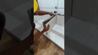 Gabinete para cozinha feito com porcelanato [upl. by Nnaaras]