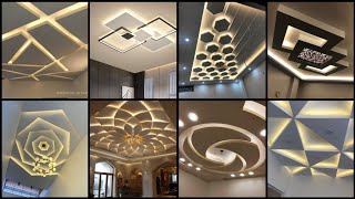 Modern Gypsum False Ceiling ideas with LED Lights  Top 40 False Ceiling Design for Modern Home [upl. by Follmer351]