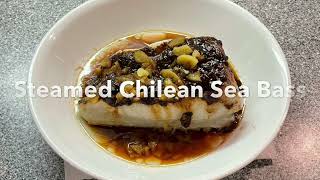 Steamed Sea Bass 蒸雪鱼 with Ginger and Garlic Black Beans Sauce Home Kitchen Cooking [upl. by Ahsienaj]