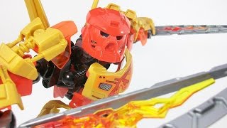 BIONICLE Review  70787 Tahu Master of Fire 2015 [upl. by Medeah]