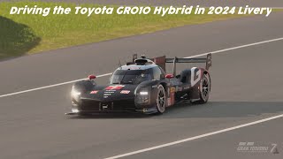 Driving the Toyota GR010 Hybrid in 2024 Livery  Gran Turismo 7 PS5 [upl. by Belva181]