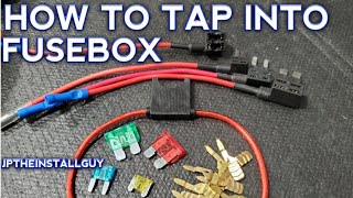 HOW TO SAFELY TAP INTO THE CAR FUSEBOX [upl. by Tnarud812]