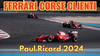 FERARRI CORSE CLIENTI 2024 Paul Ricard [upl. by Eidnew]