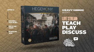 KS Hegemony Lead Your Class to Victory  4p Teaching amp Playthrough by Heavy Cardboard [upl. by Neeruam]