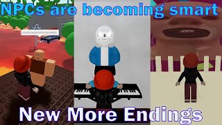 New More Endings NPCs are becoming smartpart 3 Roblox Full Gameplay [upl. by Macri]