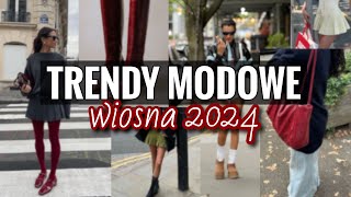 NAJGORĘTSZE🔥 trendy modowe na WIOSNĘ 2024 [upl. by Halden752]