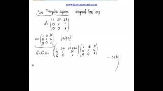 Potencias de Matrices triangulares superiores [upl. by Brasca]