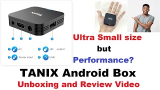 Tanix Super Mini Smart Tv Box Android 100 Allwinner H313 2gb16gb 24g Wifi 4k Hd Wall Mountable [upl. by Forster]