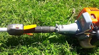 whipper snipper cold start and run Gardeners Choice 2 stroke Melbourne Australia like ryobi [upl. by Egin793]