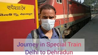 Mussoorie Express Spl  Delhi to Dehradun full journey [upl. by Assehc]