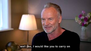 Sting on seeing the new dance work set to his music [upl. by Sungam]