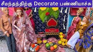 Barbie drama episode 57  கீர்த்தி சீமந்தந்திற்கு Decorate பண்ணியாச்சு  Barbie tiny food [upl. by Parthena782]