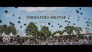 Terceirão CPM 2018  Formatura Militar [upl. by Acisse]