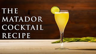 The Matador Tequila Pineapple Summer Cocktail Recipe  Patrón Tequila [upl. by Ayaladnot]