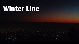 Winter Line Nice View of Winter Line From Mussoorie winter ytvideo mussoorie uttarakhand india [upl. by Ariahay]