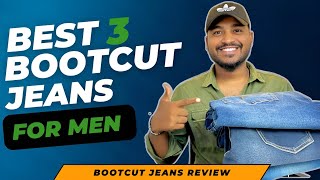 Best 3 Bootcut Jeans For Men 2024 🔥Myntra  mensfashion menswear mensstyle jeans bootcutjeans [upl. by Lrak377]