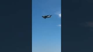 The c17 from Altus demo team preforming at chi air and water show militaryaviation aviation beach [upl. by Xavier]