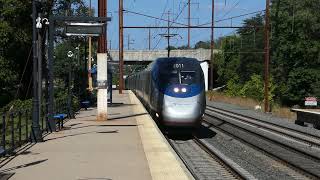 Acela lays on the horn at Odenton MD [upl. by Jorie681]