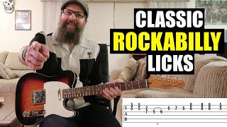 Rockabilly Guitar Masterclass  Licks in the key of E [upl. by Calabrese]