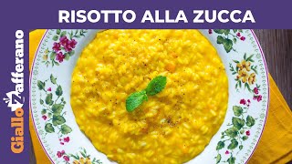 RISOTTO CON ZUCCA Facile e cremoso [upl. by Gregorio]