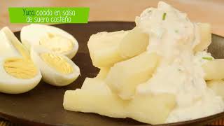 Yuca cocida y suero [upl. by Aiem]