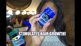 I use Vicks Vapor Rub on My Hair  Hair Growth Hack [upl. by Ainez]