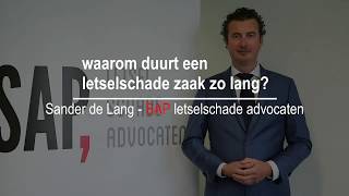 waarom duurt een letselschadezaak zo lang [upl. by Stuart]