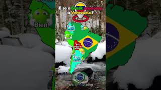 E se o Brasil anexasse a Venezuela geography map mapper mapping viralvideo shortvideos [upl. by Nosiddam699]