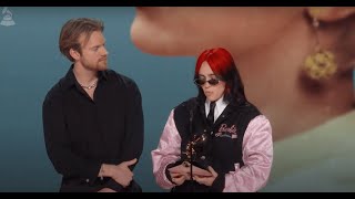 BILLIE EILISH Wins Song Of The Year For quotWHAT WAS I MADE FORquot  2024 GRAMMYs Acceptance Speech [upl. by Comptom]