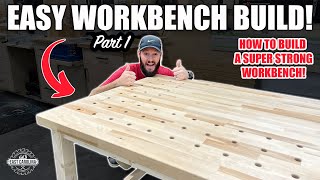 EASY workbenchassembly table build  Part 1 [upl. by Janean]