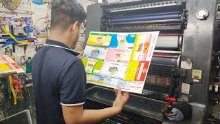 Offset Printing Process in New Market by Heidelberg MO E [upl. by Akeenat]