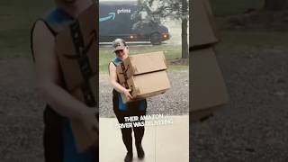 This Amazon delivery driver deserves a raise 👏 [upl. by Rasec]