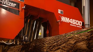 🚩Amazing Fast WoodMizer WM4500 Sawmill in Action Laser projection for sawmill woodmizer [upl. by Kaiulani433]