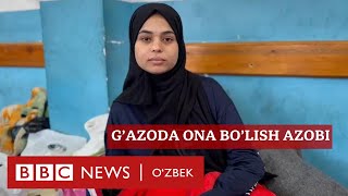 Ғазо Исроил уруши Ўлик онаси қўлида топилган Ҳасан  BBC News Ozbek [upl. by Aurita495]