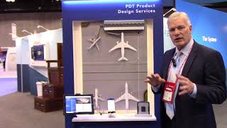 Astronics Demonstrates LiFi for Aircraft IFE Content Loading [upl. by Retnyw]