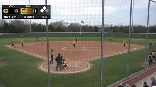 Fort Hays State vs Cameron Softball [upl. by Eeluj]