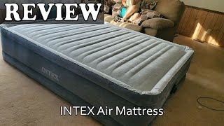 INTEX Air Mattress  Setup amp Review [upl. by Scharaga139]