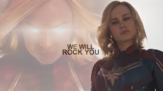 Captain Marvel  We Will Rock You [upl. by Atihcnoc]