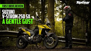 Suzuki VStrom 250 SX  First Ride Review  A Gentle Gust [upl. by Ethelinda594]