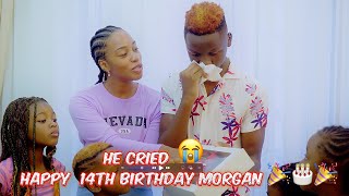 MY SON MORGAN BAHATI GOT EMOTIONAL 🥹 AFTER HIS UNEXPECTED BIRTHDAY SURPRISE 🥳  DIANA BAHATI [upl. by Sualk]